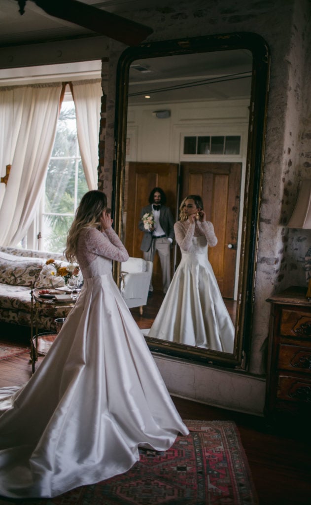 A race and religious wedding in New Orleans with a jazz band.