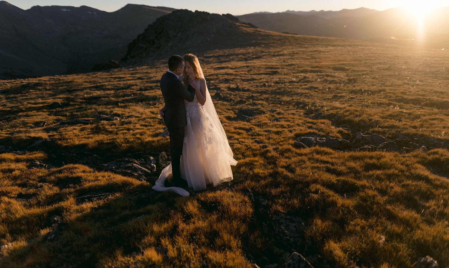 A Rocky Mountain National Park wedding and a mountain elopement happen quite often in RMNP.
